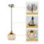 Luminaire suspendu en forme de globe à 3 lumières Charolyn Luminaire suspendu en verre pour îlot de cuisine-42081004-63556752