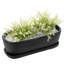 Black Ceramic Flower Pot Planter