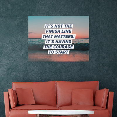 It's not - Premium canvas print - Collection Quote Designs