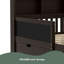 Lit plateforme avec tableau noir, lit plateforme en bois massif avec tiroirs et tablettes de rangement, conception amusante et peu encombrante-1492239332-1492239329