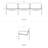 Skiff 82'' Wide Powder Coated Aluminum Patio Sofa-40481997