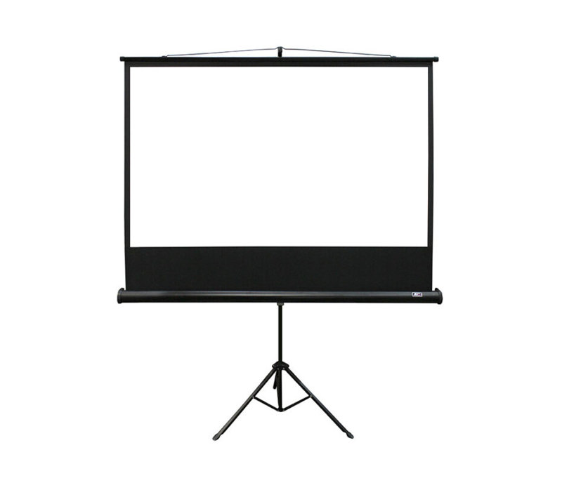 Écran de projection portable Tripod Series, blanc mat, boîtier noir, 119 po en diagonale
