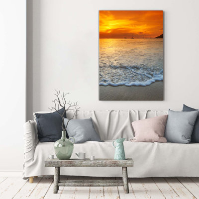 Sunset - Wrapped Canvas Print