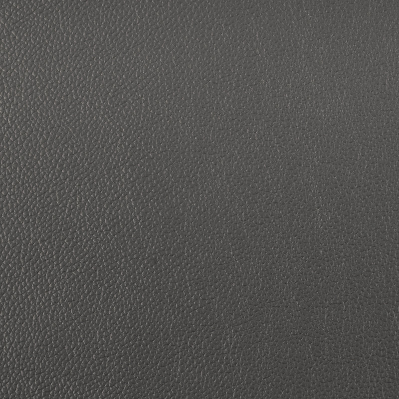 Causeuse en cuir Nashely, Gris foncé