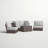 Outdoor Wicker Sofa Set With Cushions