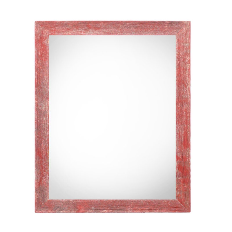 Cadre photo simple Bianca-Maria, 4 po x 6 po, Rouge rustique