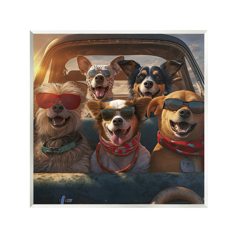 «Dogs on Road Trip» par Jim Baldwin