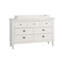Commode 7 tiroirs Elsa, finition dentelle