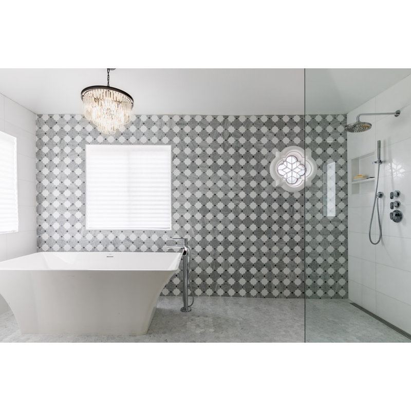 Hyde 68'' L Freestanding Soaking Bathtub, Matte White