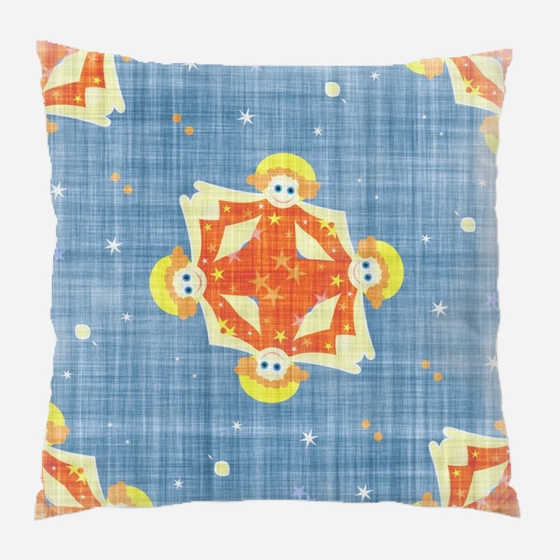 Hornsea Christmas Throw Pillow, Indoor