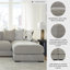 Canapé modulaire 4 pièces Bradninch