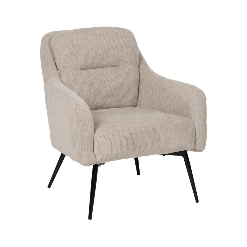 Swoyersville Upholstered Armchair, Beige