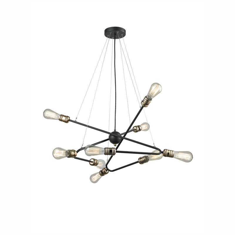 Hyampom 9 - Light Brown Cluster Pendant