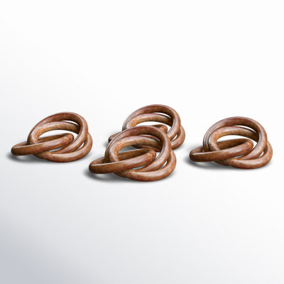 Wooden Interlock Dinner Napkin Ring