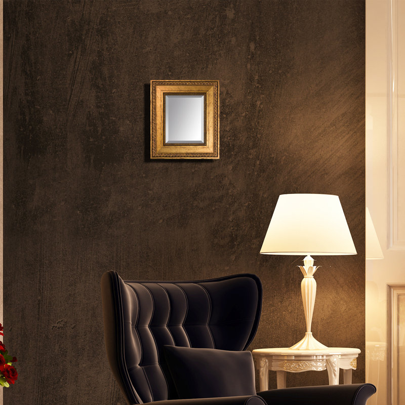 Miroir décoratif biseauté traditionnel Vercher, 16 po x 14 po