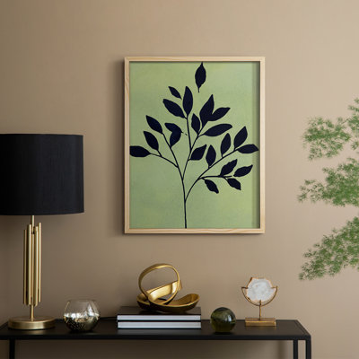 Earthly Botanical I Framed Print - Solid Wood
