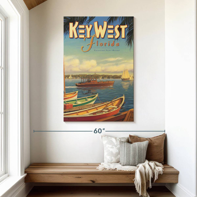Hannes Key West Florida, 48" H x 32" W