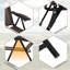 Chaise de patio pliante avec accoudoirs Keagan
