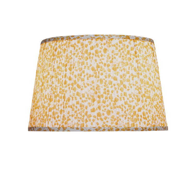 Maiden Fern Empire Lamp Shade, Yellow/Ivory