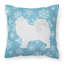 Coussin intérieur/extérieur en flocons d’hiver-32011253