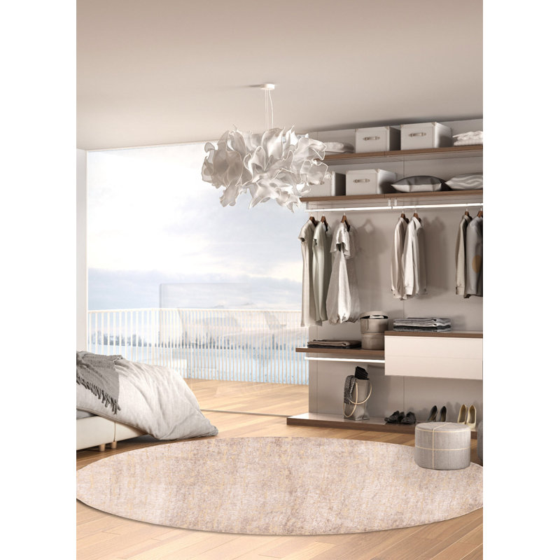 Tapis gris Legacy 5 pi 10 po x 5 pi 10 po