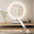 Round LED Mirror Dimmable Vanity Mirror with Defog 3-Color Temperature Frontlit & Backlit LED mirror-1804023687