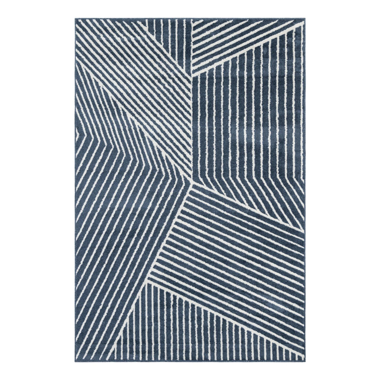 Latitude Run® Orkla Nikolis Rug Blue