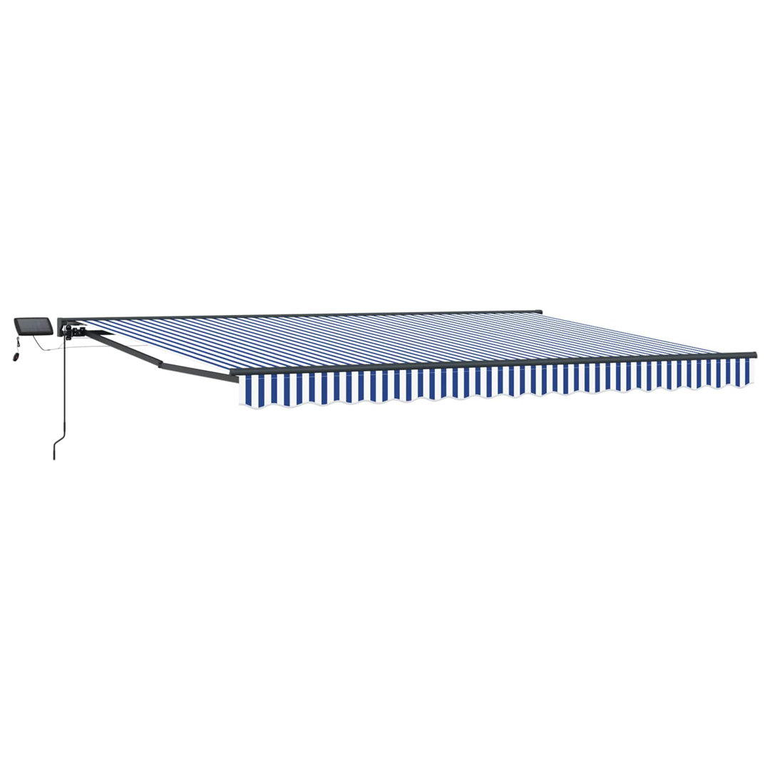VidaXL Polyester Cover Retractable Patio Awning