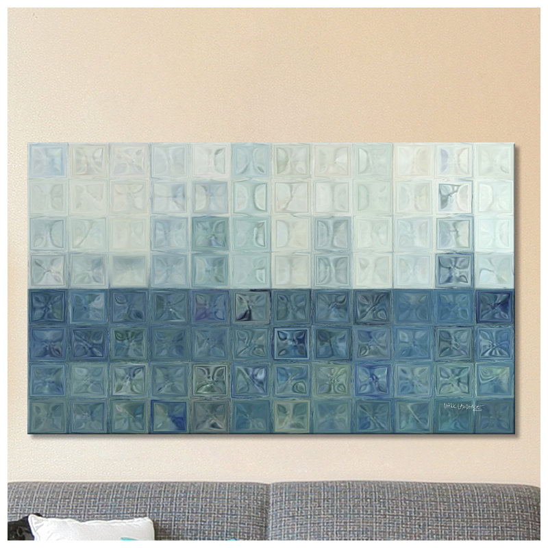 « tile art #6, 2015 », impression sur toile, H 36 po x l 36 po x P 1,5 po, Toile tendue