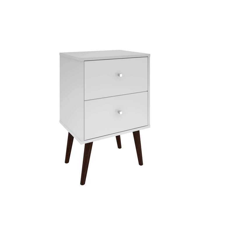 Liberty 18" Nightstand In White (2-Drawer), White