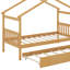Lit simple en bois avec lit gigogne simple-27992280-27992282