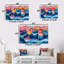 Beach Pottery in Pink and Blue Tones II - ensemble d'art mural de poterie de plage-107181350-107181377