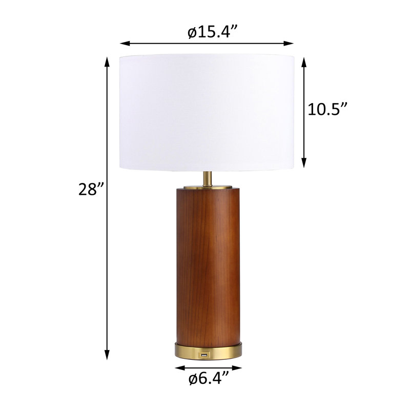 Boxborough USB Table Lamp
