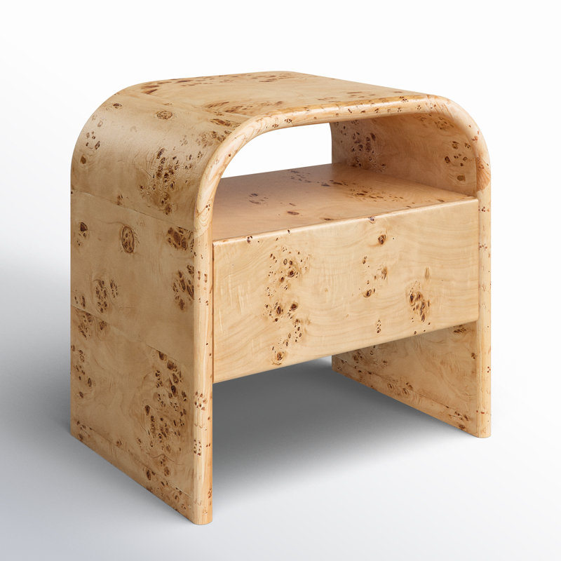 Liam Burl Nightstand | Stylish Bedroom Furniture