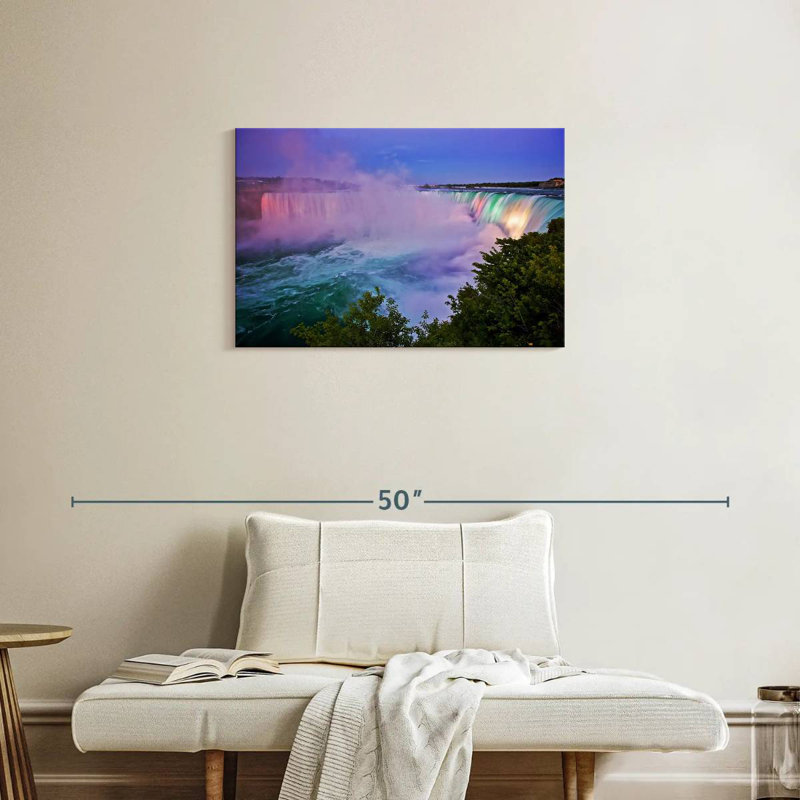 Alvord Niagara Falls At Twilight, 20" H x 30" W