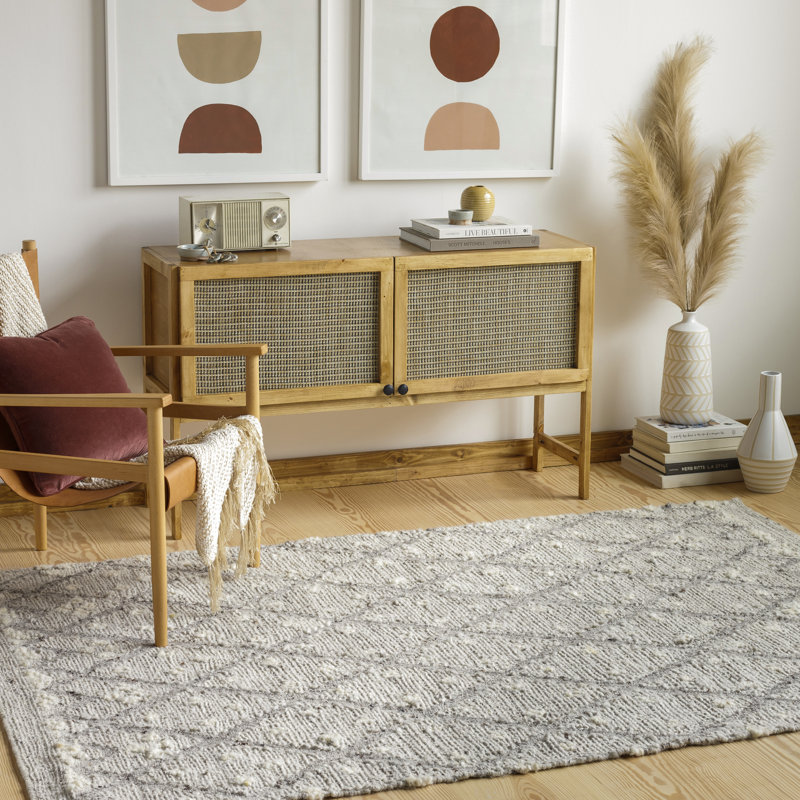 Bremen Wool Geometric Area Rug, Rectangle 8' x 10'