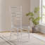 De 4 chaises de salle à manger, siège en plastique. Style moderne. Capacité de charge de 220 lb. Conception transparente. Assemblage facile. Fauteuil à souder 19,31 po de largeur, l 18,58 po, H 34,01 po. Qualité stable. Chargez. Assemblage et entreti