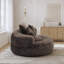 Pouf individuel avec 3 coussins et accoudoirs-400281497