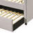 Upholstered Daybed with Twin Trundle