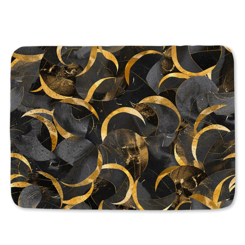 Kingden Microfiber / Microsuede Non-Slip Bath Mat, 17"W x 24"L