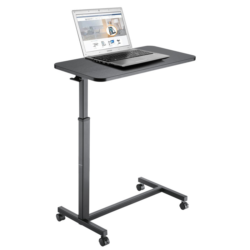 Rolling Over Bed Table With Casters, Laptop Desk