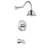 Pressure Balance Shower System 1.8 GPM Shower Faucet With Tub Spout And Brass Rough-In Valve-105252197