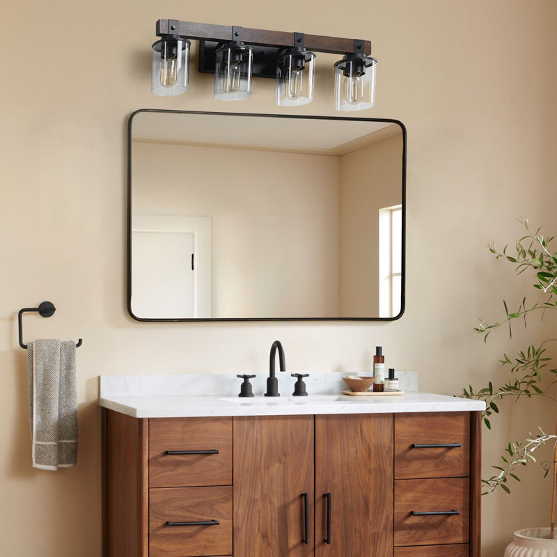 Applique murale en métal 4 lumières pour salle de bain Vanity Lighting