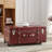 Texture Brand Designer Trunk with Wheels - Faux Leather-1412544420