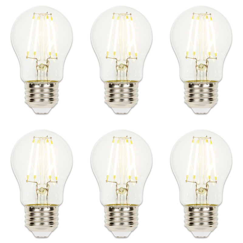 4,5 W (équivalent à 40 W), DEL A15, ampoule à intensité variable, blanc chaud E26 / culot moyen (standard), 2700 K