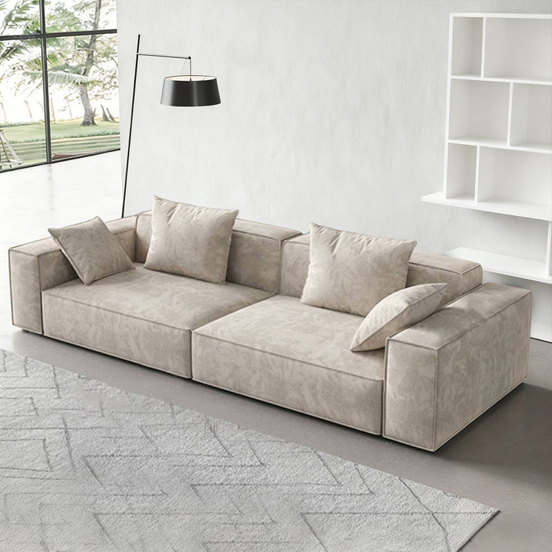 Griege Polyester Modular Sofa