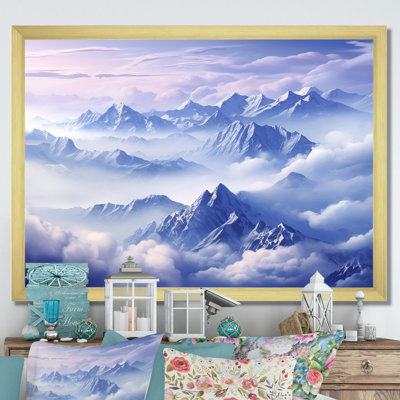 Harmonie des montagnes et du sommet bleu I