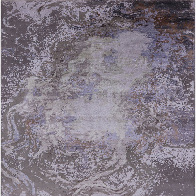 Tapis abstrait gris