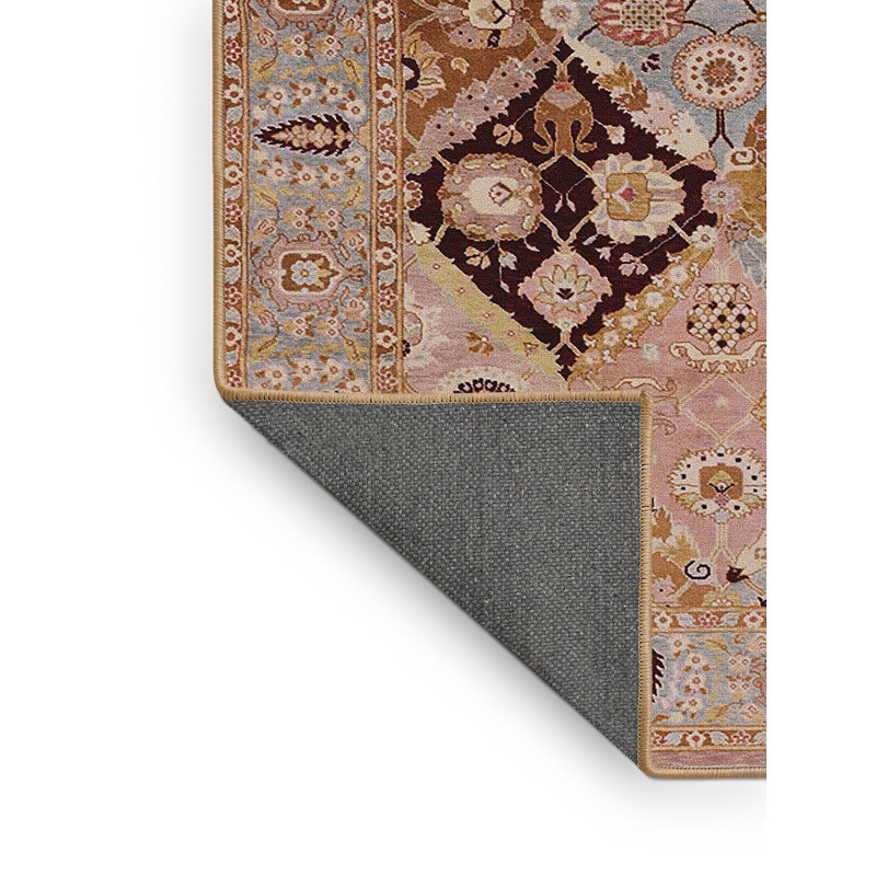 Tapis oriental bleu / brun, Rectangle 7 pi x 9 pi
