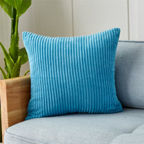 Chadsford Blue Slate Blue Large Throw Pillow With Insert – LOOMLAN